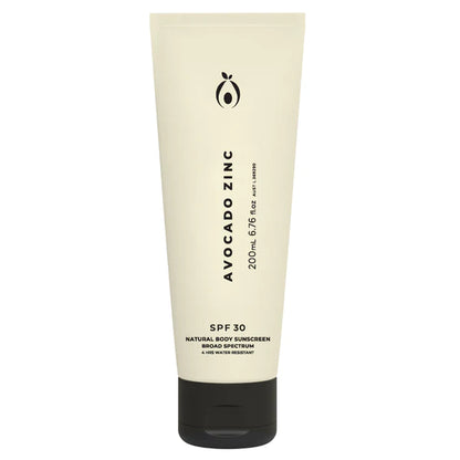 Avocado Zinc SPF 30 Natural Body Sunscreen